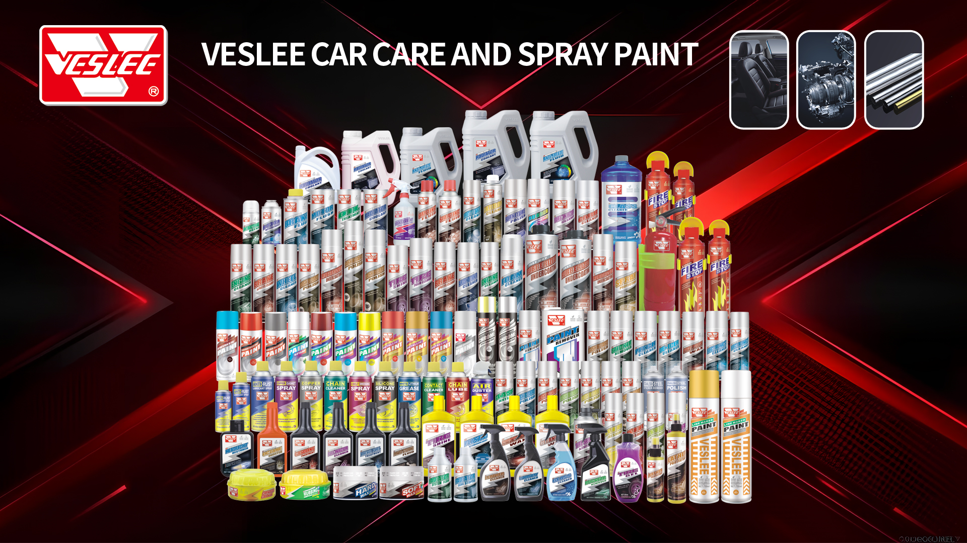 Veslee Car Care and spray paint